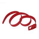 Unisex Stylish Candy Colours Silicone Plastic belt red