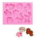 Easter Animal Series Deer Owl Shaped Silicone Mold Craft Cake Decorating T JR
