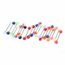20 x Colorful Women Tongue Ring Bar Stud (Random Color)