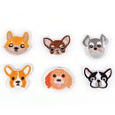 6Pcs Dog Embroidered Patch Iron On Sewing Applique Badge Clothes Stickers CrafME
