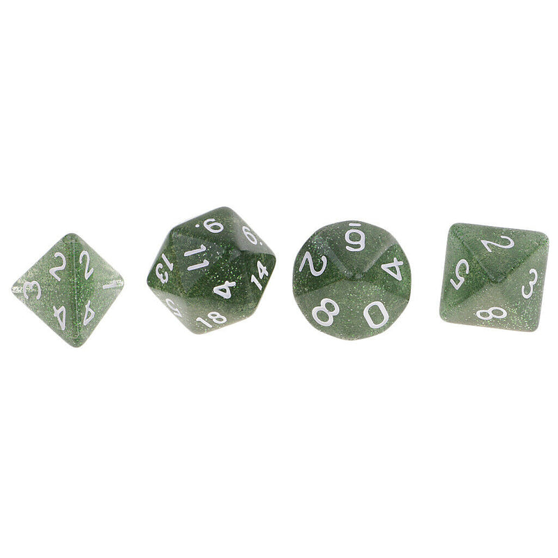 6X 7-Die Polyhedral Dice 16mm for  DND RPG Board Games