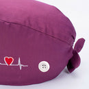 2pcs Womens Fashionable Printed Scrub Cap with Buttons Sweatband Headwear