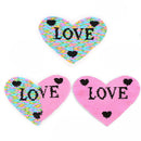 love heart reversible change color sequins sew on patches for clothes patch JR