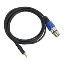3.5mm (1/8 Inch) TRS to XLR Cable, Low Noise Male to Female Audio Microphon