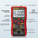 Digital Multimeter Meter Amp Ohm Voltmeter Auto/Manual Volt DC Range AC M7E5