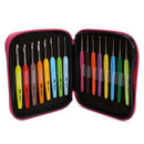 16x Crochet Hook Yarn Alu Knitting Needles Set Kit with Box Tool Multi  DYJ