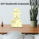Wood Creative American Independence Day DIY Sam Uncle Home Decoration Craft
