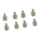 8 Pieces Universal Motorcyle Car Slotted Head Valve Stem Caps Cover Remover Tool