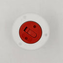 Deck Filler For FUEL 38mm (1.1/2") Socket White Nylon Red CAP Boat Motorhome