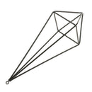 Rustic Style Black Freestanding Hanging Geometric Metal Pot Rack For Tillandsia