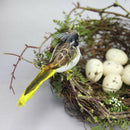 Pack 12Pc Artificial Feather Bird Foam Birds Home Decor Photo Props Colorful