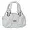 Fashion handbag Women PU leather Bag Tote Bag Handbags Satchel -Matte White X1J8