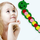 Cute Caterpillar Mathematics Teaching Kindergarten Manual DIY Fabric HOT