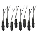 8Pcs TV Antenna 300-75 Ohm Matching Trans-former Balun Converter Adapter