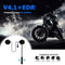 Motorcycle Bluetooth Helmet Headset Stereo Noise Reduct Battery Earphone w/Mic