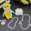 Girl Penguin Cutting Die Stencil DIY Scrapbooking Paper Card Album Craft
