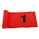 Pack of 2 Golf Putting Green Flag Golf Target Flag for Golfer Training Red