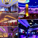 LED RGB Strip Lamp Epoxy Waterproof Decor Lighting Ribbon Tape Light (5m) A