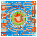 Wooden Magnetic bead ball pen Maze Puzzle Magnetic Board ring track Game Ed