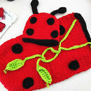 Newborn Baby Photo Props 2pcs Costume Knitted Stitching Sleeping Bag Hat