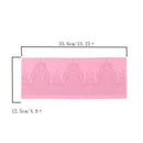 Fine Flower Craft Silicone Lace Impression Mold Cake Decor Bake Emboss Mat OEH