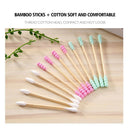 100pcs/pack Double Head Cotton Swab Women Makeup Cotton Buds Tip Sticks