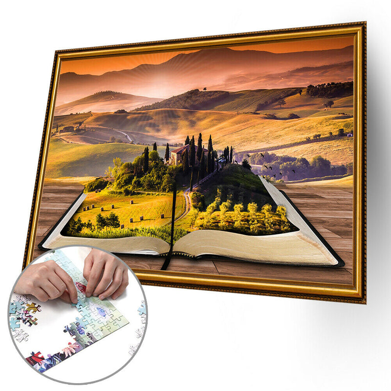 1000pcs DIY Paper Jigsaw Book Landscape Puzzle Kids Adults Assembling Toys