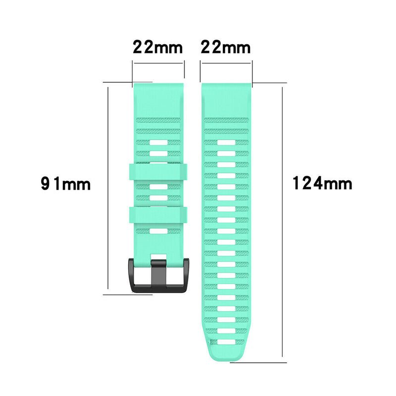 Silicone Watch Band Strap for Garmin Fenix 6 5 Forerunner 945 935 22mm Bracelet