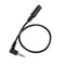 Audio stereo 3.5mm 3pole  male to female 90degree right angled extension cable F