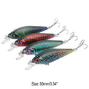 LB96 Water Surface Popper Minnow Lure Hard Bait D Eyes Artificial Crankbait