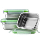 304 Stainless Steel Lunch Box Eco-Friendly Portable Food Storage Container