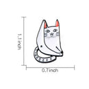 Fashion Enamel Cartoon Cat Pins Brooch Jackets Collar Badge Jewelry GiftsB Gw