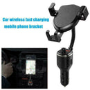 Car Wireless USB Charging Car Bluetooth MP3 Mobile Phone FM Holder Transmit K7Z2