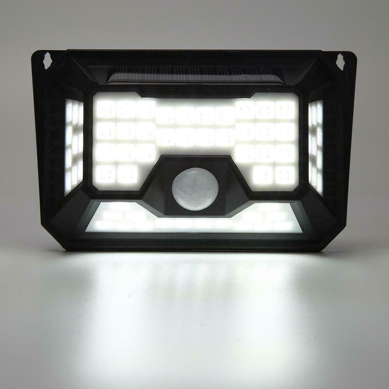 66LED Solar Motion Sensor Wall Light 3 Modes Waterproof Yard Security Lamp UK