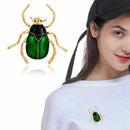 Cute Beetle Brooches Unisex Enamel Brooch Pin Fashion Insect Winter Coat Ac