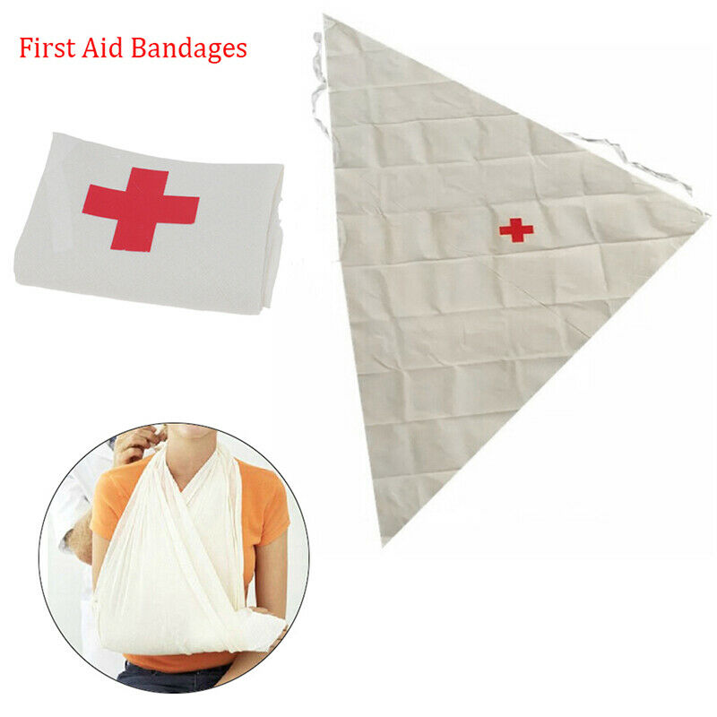 Triangle Towel Bandage First Aid Emergency Kit Gauze Arm Sling Medical Rescue Nw