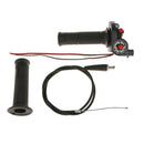 Throttle Hand Grips Cable & Switch for Motor Quad Pit Dirt Bike ATV Black