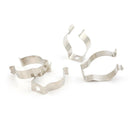 4Pcs Holder T8 Fluorescent Tube Lamp Bracket Clips Socket Lampholder Silver3CK