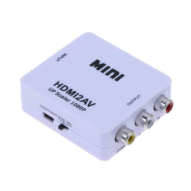 Mini HDMI TO AV Converter HDMI to CVBS HDMI24AV 480p Adapter