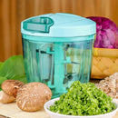 5 Blades Manual Food Vegetable Chopper Shredder Crusher Garlic Processor