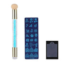 Fashion Nail Printing Art Template Pen Set Tool Anti-Overflow Glue