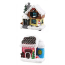 2pcs Christmas Home Decoration LED Light Village Decoration