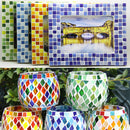 500 Mosaic Tiles Colored Glass Pieces Arts & Crafts. Schools, Tessera, Mixed