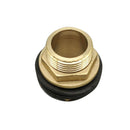 Water Tank Connector 3/4" Female 1" Male Brass Garden Fitting with 2 Rubber Ring
