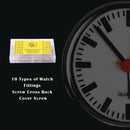 500pcs/box 10 Sizes Stainless Steel Screws Nuts Glasses Watch Repair Tool