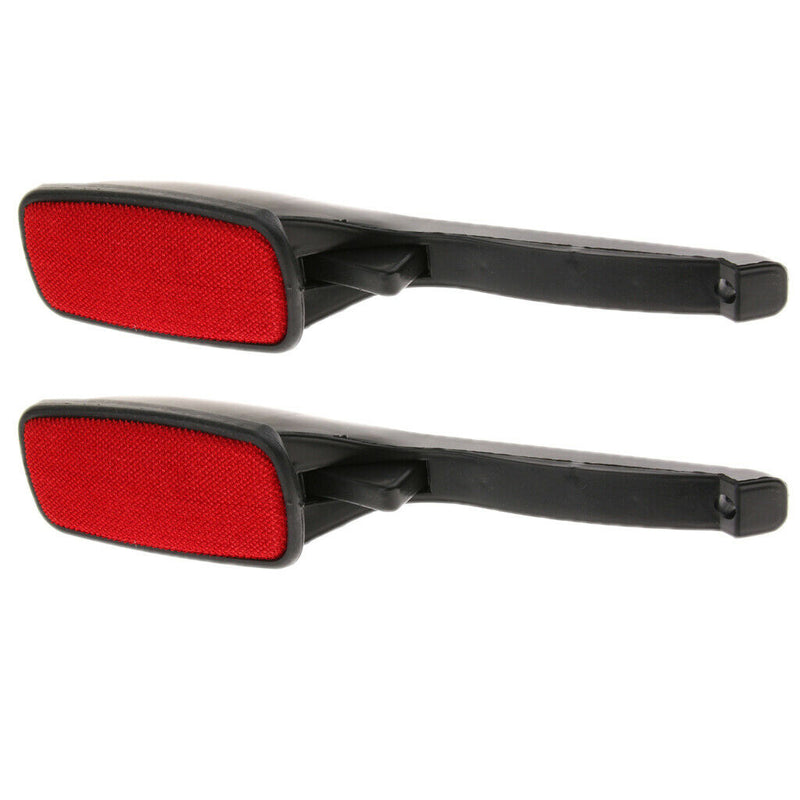 2 Pcs Fabric Clothes Dust Brush Pet Hair Remover Cleaner Grooming Tool