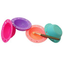 Silicone Makeup Brush Cleaner Cleaning Tool Cosmetic Pen Holder(Purple)