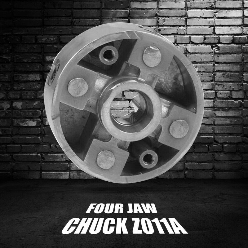 Z011A Mini Collet Zinc Alloy 4 Jaw Lathe Chuck Clamp Wood Turning Lathe Tool Kit