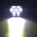1Pc 6-LED White Motorcycle Car Headlight Spot Light DRL Driving Fog LampsBD3C