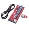USB 3.0 PCI-E Express 1x to16x Extender Riser Card Adapter SATA 15PIN Power